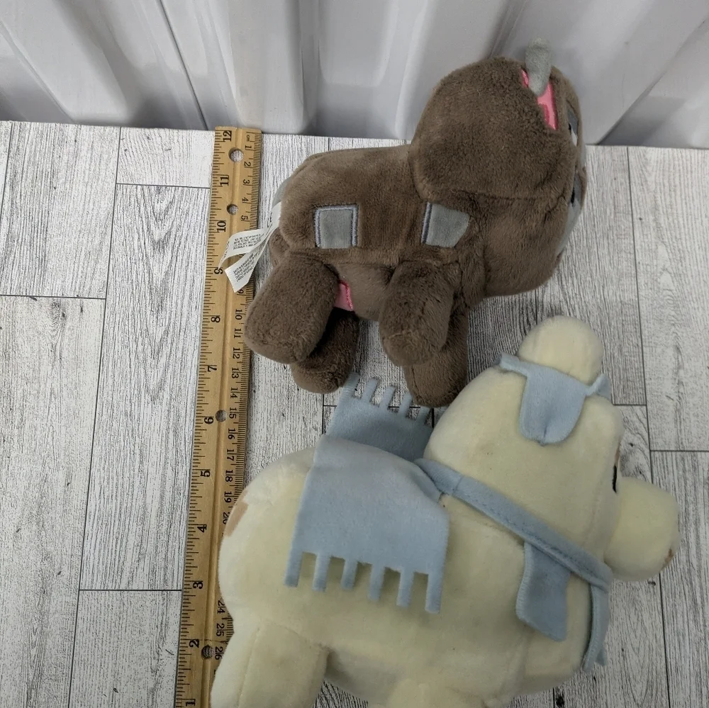 Minecraft Plush Toy Set - Llama and Wolf
